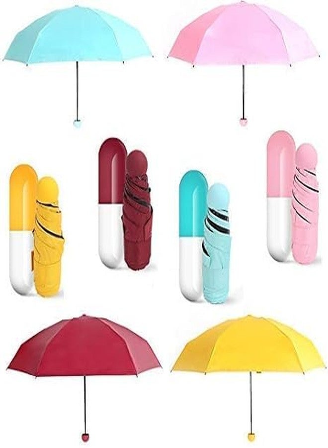 coku 38-inch Portable Mini Umbrella for Women, Men, Kids, Girls, Boys 3 Fold umbrella for Sun Protection & Rain Foldable & Lightweight Manual Open Umbrella for Travel (Random Color) - Image 1